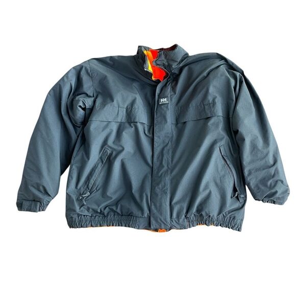 Helly Hansen Men's High Visibility Orange Motala Reversible Jacket Size XXL - Picture 3 of 16
